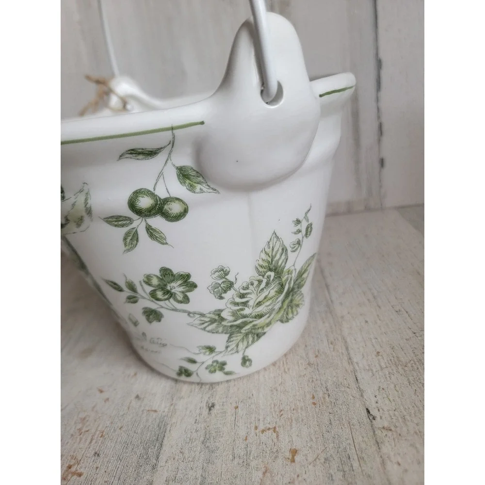Maxcera green floral Easter Hip Hop bucket spring flower home decor‎ unique